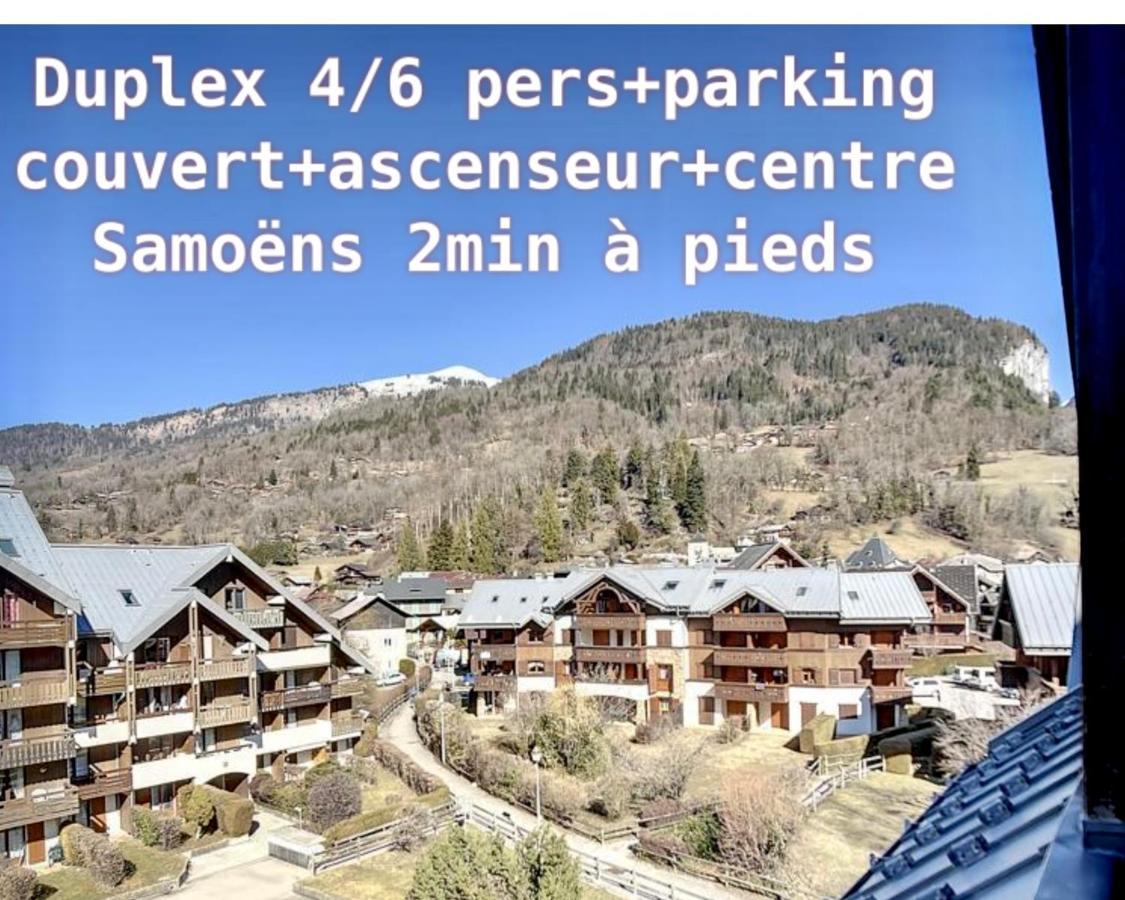 Duplex Samoens 4/6 Couchages Apartment Luaran gambar